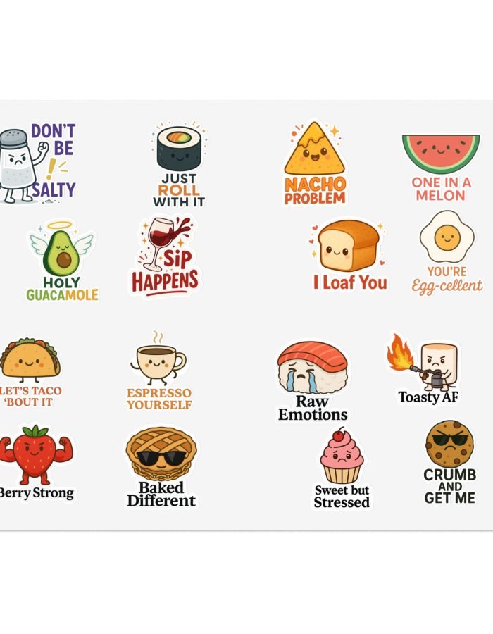 Funny Foodie Sticker Pack