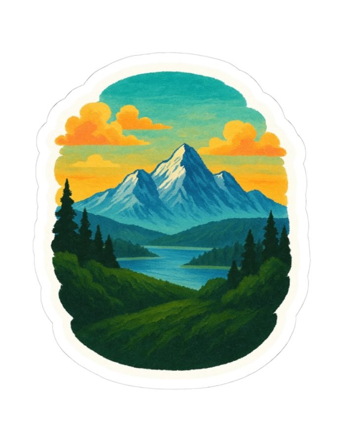 Mountain Vibes Sticker