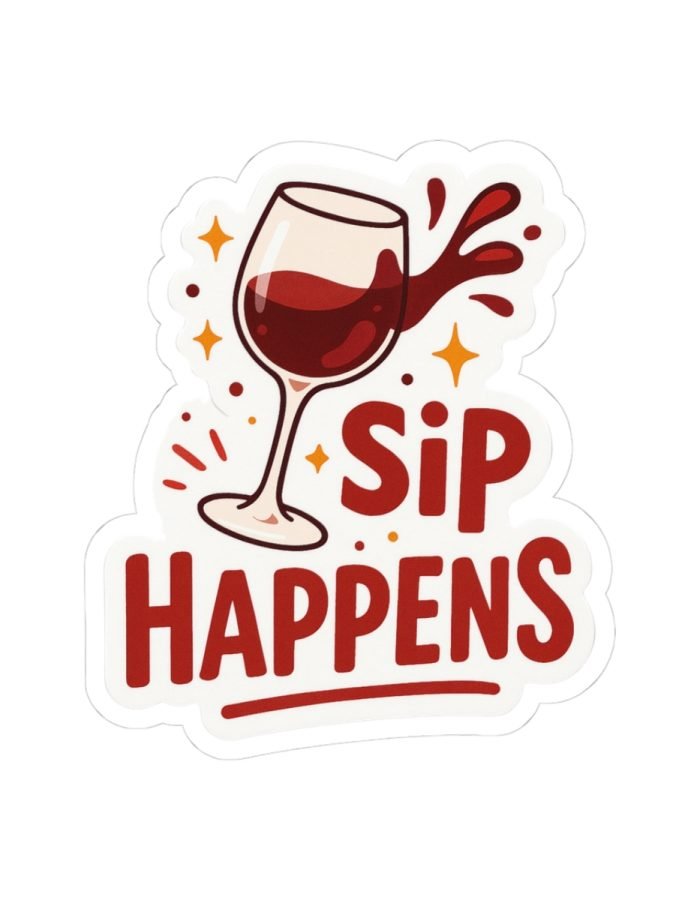 Sip Happens Sticker